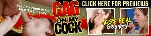 Gag On My Cock - Cum loving sluts gagging on huge cock